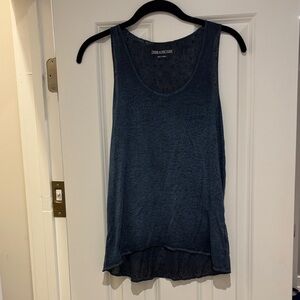 Zadig & Voltaire Navy Sleeveless Top